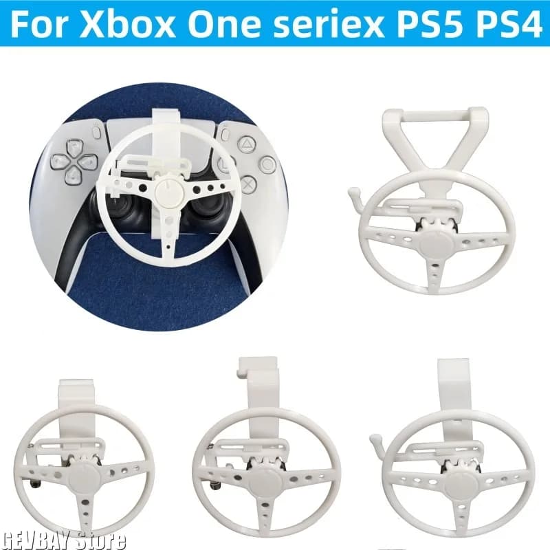 Mini volante per controller di gioco per giochi Sostituzione del volante per PS4 PS5 Accessori per controller XboxOne XboxX/S