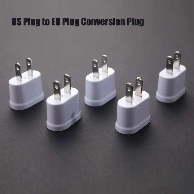 New-US To EU American Travel Adapter 2Pin Plug Power Adapter Converter Electrical Charger Socket Outlet Standard WN-20A