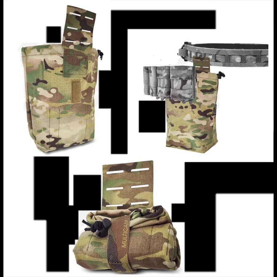 Custodia per scarico Accessori per cintura tattica Borsa per riciclaggio Borsa portaoggetti combinata