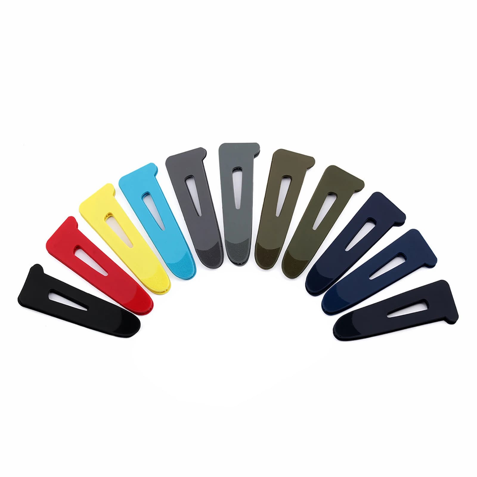 2 pz/set supporto di fissaggio ad anello in PVC senza colla per vestiti polsini autoadesivi chiusura ad anello a gancio Klittenband Sweing Clothes