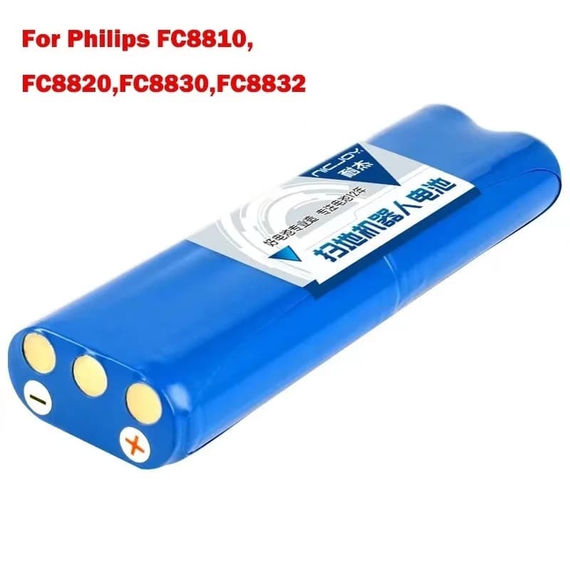 Nuova Batteria Li-ion 14.4V 2800 18650 per Aspirapolvere Robotico Philips FC8820 FC8810, Ricambio per Aspirapolvere