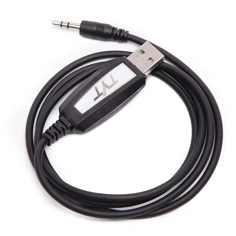 TYT-9000 Cavo di programmazione USB 1 pin 3,5 mm con software CD per radio mobile TYT TH-9000 TH-9000D Walkie Talkie per auto
