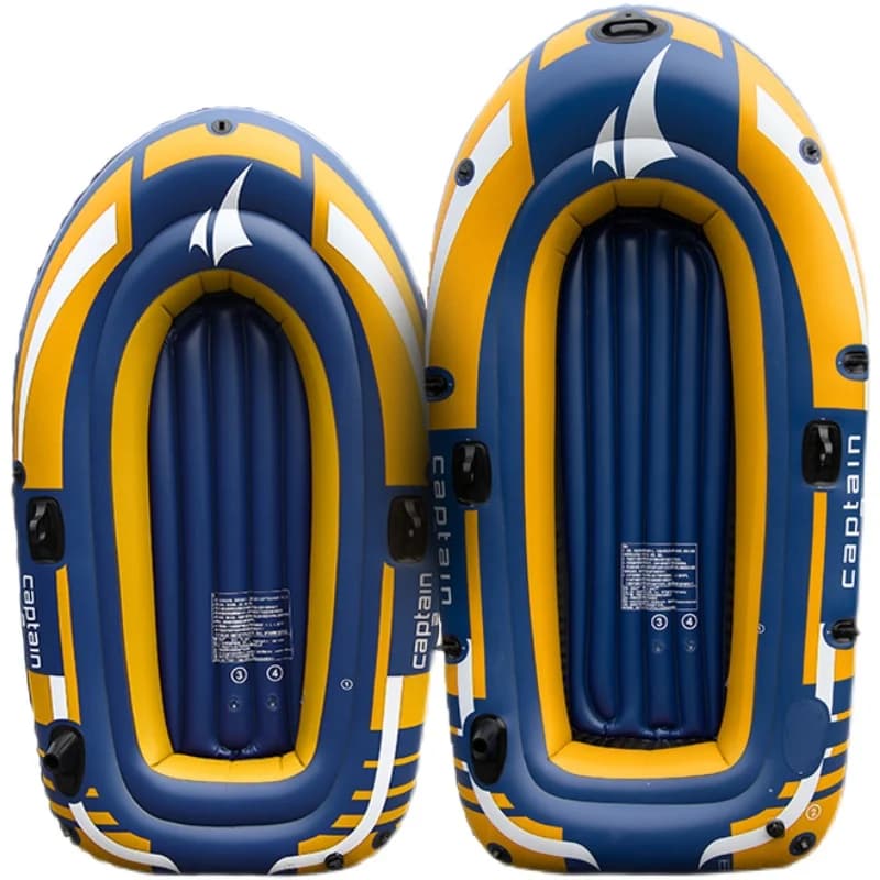Barca in gomma, gommone addensato, barca da pesca, kayak singolo, hovercraft per 3 persone, doppia motoscafo salvavita, barca a rete