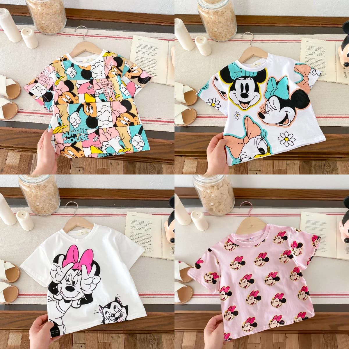 2025 Designer Summer Kids Cartoon Cute Princess T-shirt Moda Bambini Manica corta Abbigliamento Ragazze Lusso Streetwear