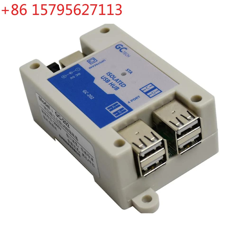 Industrial Grade 4CH USB Isolator HUB One to Four Module With Shell Anti-interference Anti-static