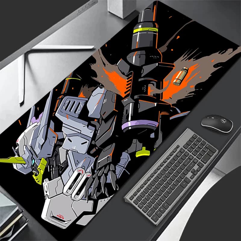 Tappetino per mouse in gomma, tappetino da scrivania per giocatori, tappetino per tastiera del computer, accessori per giochi per PC, tappetino per mouse M-mechanical Warrior G-gundam