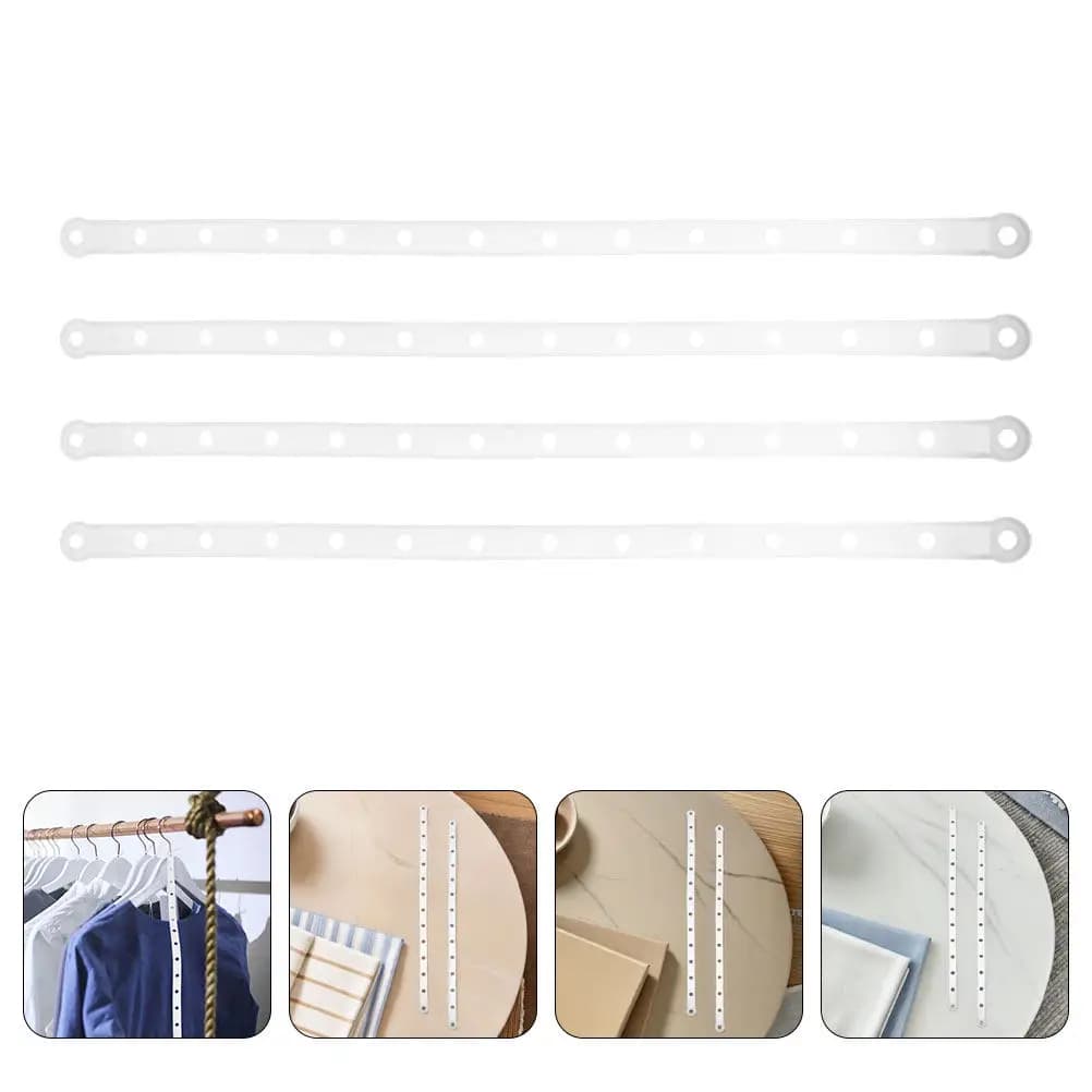 50 Pieces Connectors for Clothes rack, Plastic Spools, Multifunction Organizers for Wardrobe