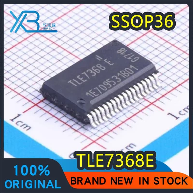 (5/50 Pieces) TLE7368E TLE7368 SSOP36 Iron Bottom Brand New Genuine Car Computer Board Vulnerable Power Chip Spot Electronics IC