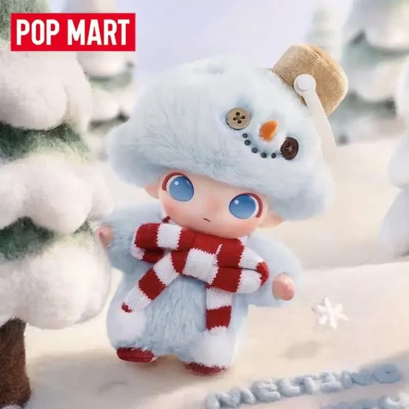 POP MART DIMOO Snowman Series Kawaii Anime Vinyl Plush Blind Box - Surprise Mystery Action Figure Toy Pack