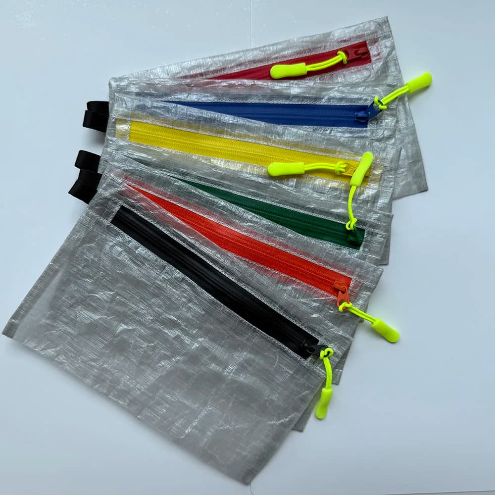 DCF YKK Zipper Water-repellent Pouch Wallet Ultralight Organizer Passport Card Storage Bag For First Aid Travel Essential