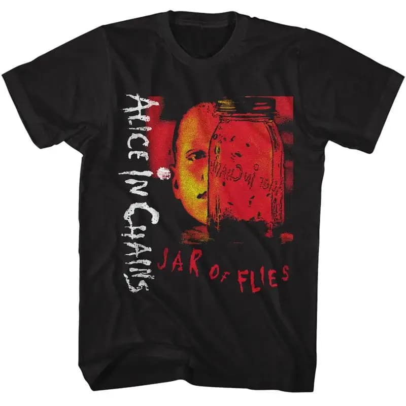 Alice In Chains Jar Of Flies Copertina dell'album Maglietta da uomo Rock Band Tour Merch
