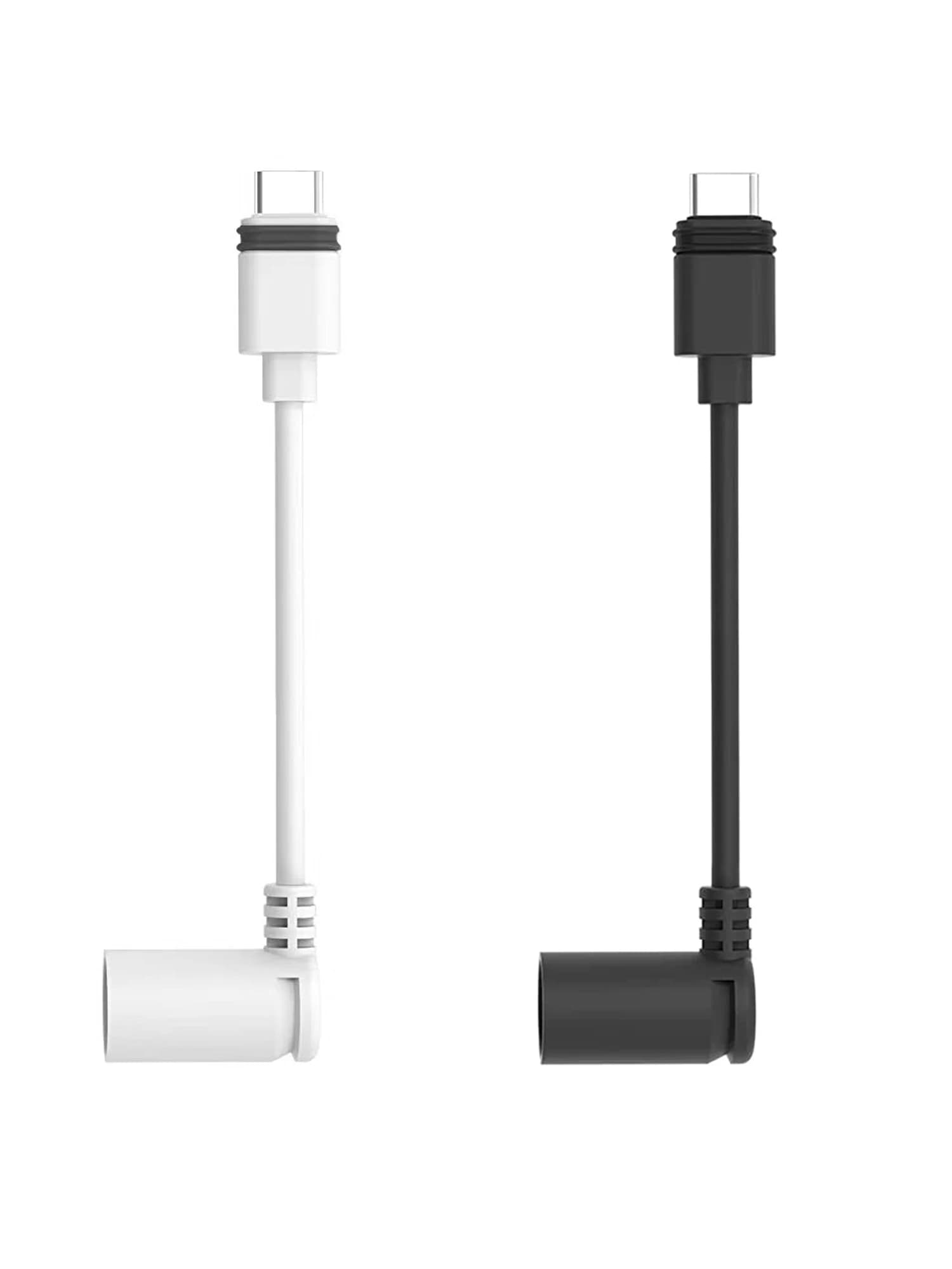 Adattatore da spina a USB-C per telecamere USB-C per pannello solare con spina a canna, pannello super solare compatibile, faretto Cam Plus/Pro