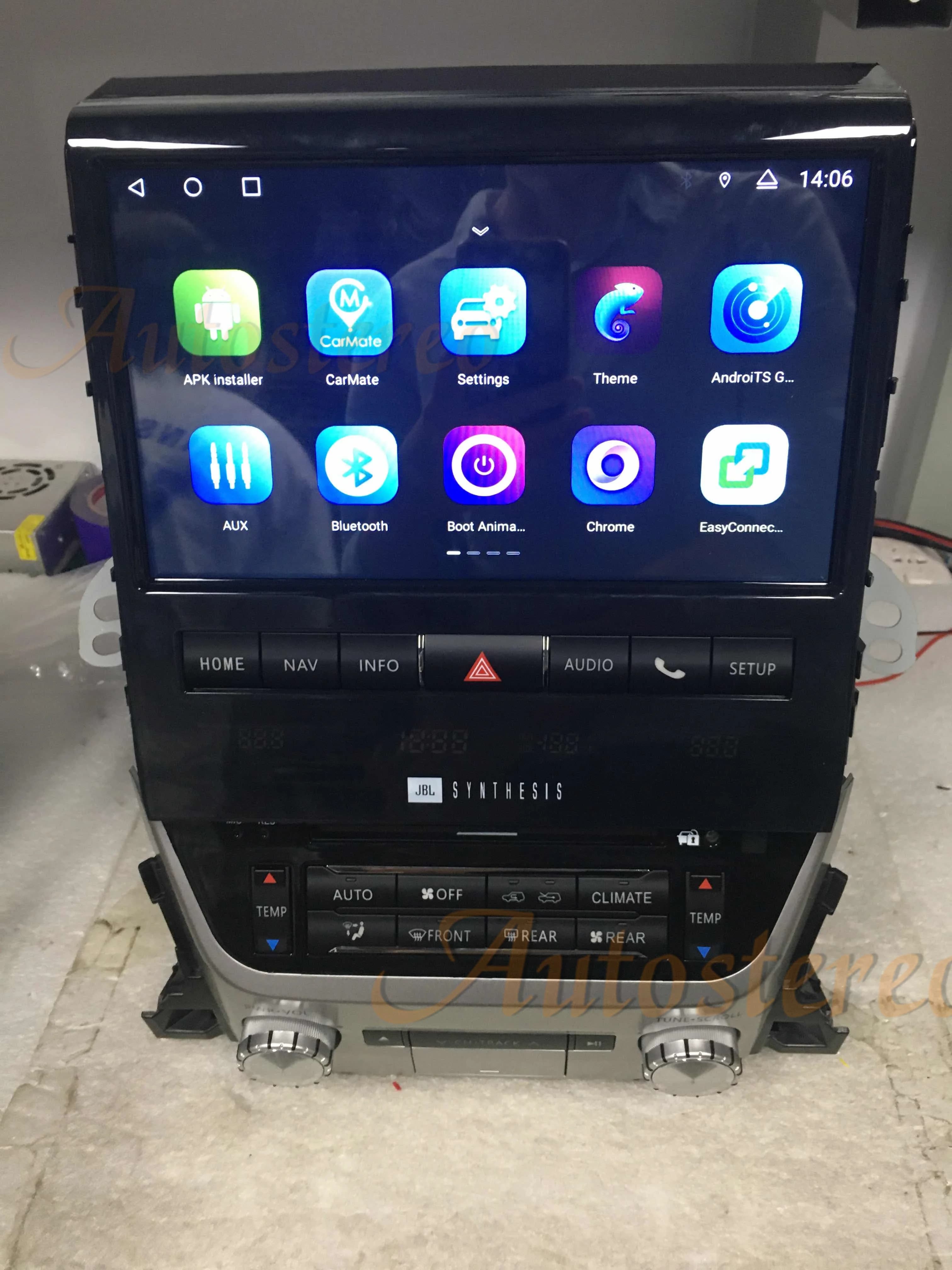 Android OEM VXR Style Carplay For Toyota Land Cruiser LC200 2016-2021 Car GPS Navigation Multimedia Player Car Radio Head Unit