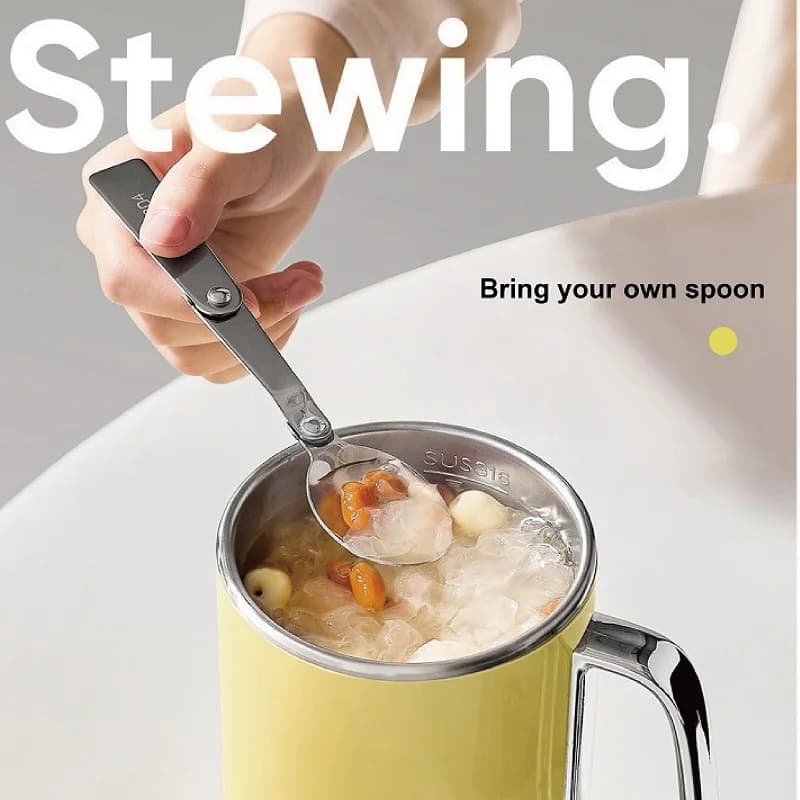 450ml Multifunction Electric Stem Pot Hot Milk Mug Mini Health Teapot Office Flowers Teapot Portable Hot Plate Electric Hot Plate