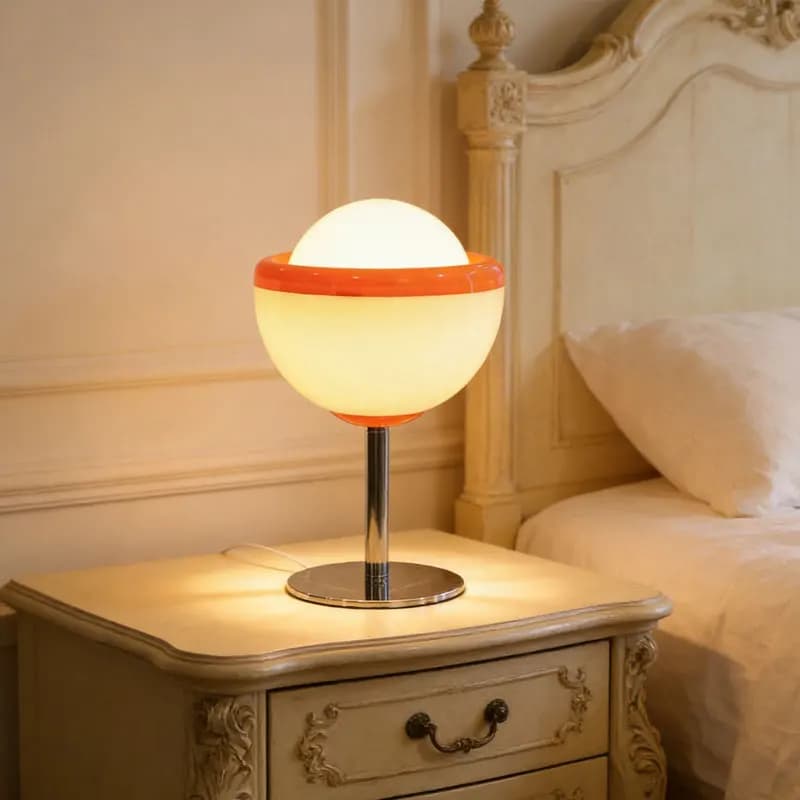 Lampade da Comodino, Lampade da Scrivania per Arredamento Casa, Luce Decorativa da Tavolo per Soggiorno, Lampada a Forma di Tulipano, Luci d'Atmosfera per Comodino