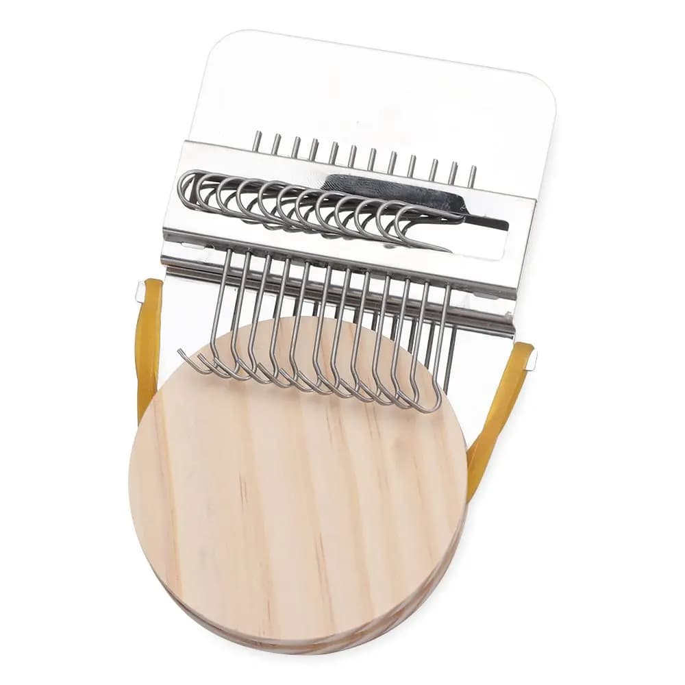 Metal DIY Textile Tools Makes Beautiful Stitching Fun Mending Loom Small Loom Darning Machine Loom Speedweve Type Weave Tool