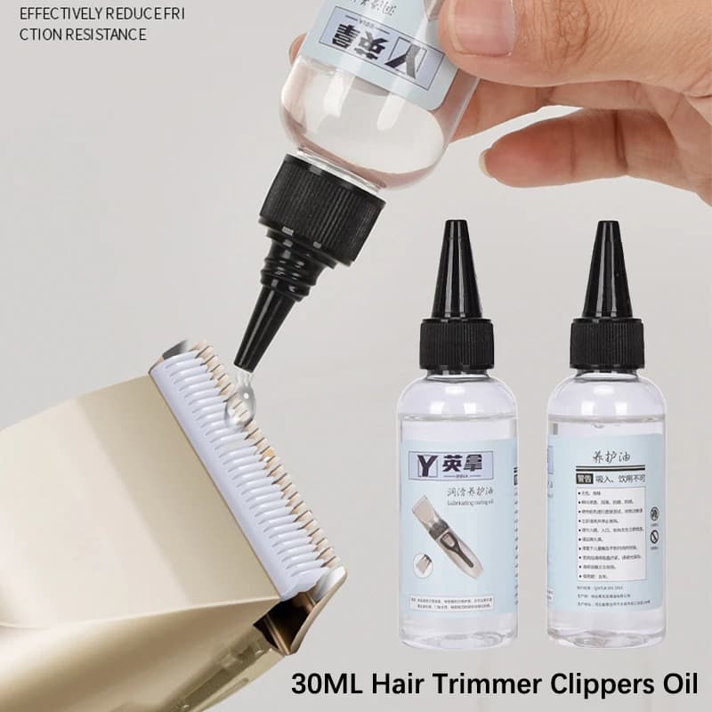 30ML Haircuts Oil Clippers Oil Barba Rasoi Lubricant Barber Oil For Toasters Reduce friction Oil for odorless haircuts