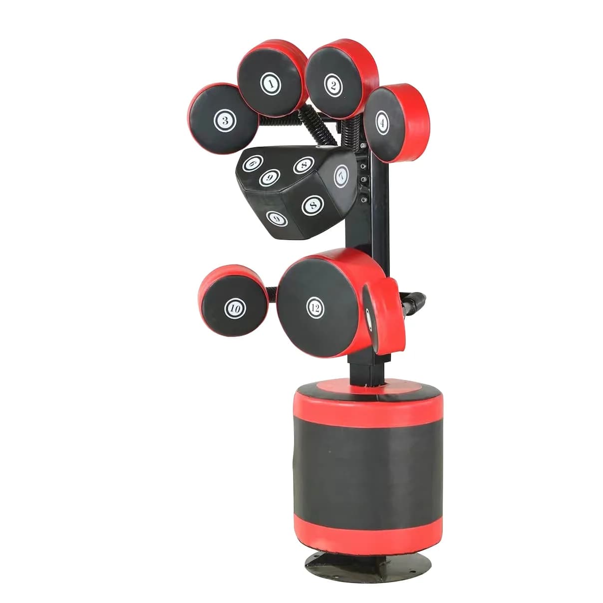 Punching Target, Multi-Angle Boxing Target Adjustable, Freestanding Punching Bag for Gym, Height Adjustable Kickboxing Training
