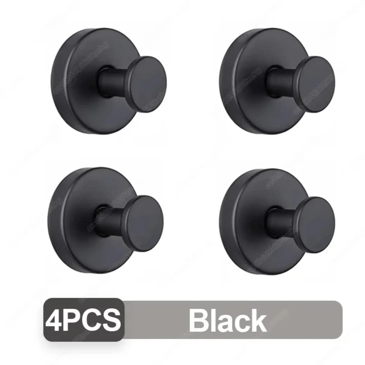2/4PCS Stainless Steel Bathroom Suction Cup Hook Bathrobe Towel Holder Punch-free Wall Mount Reusable Strong Adsorption Hooks