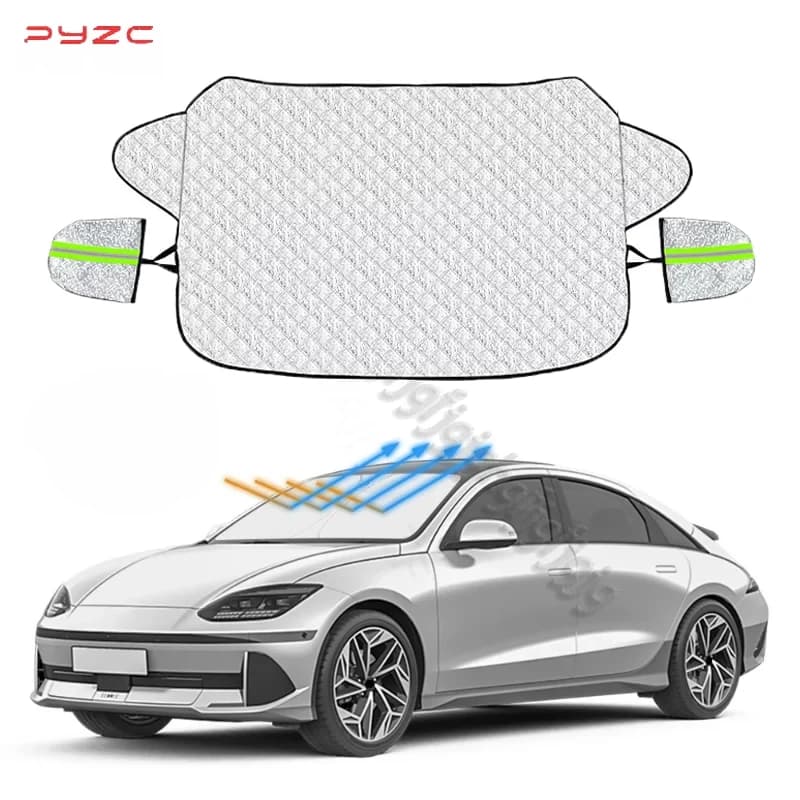 Per Hyundai Ioniq 6 2022-2025 Telo Protettivo Antineve e Antigelo per Parabrezza Auto in Cotone