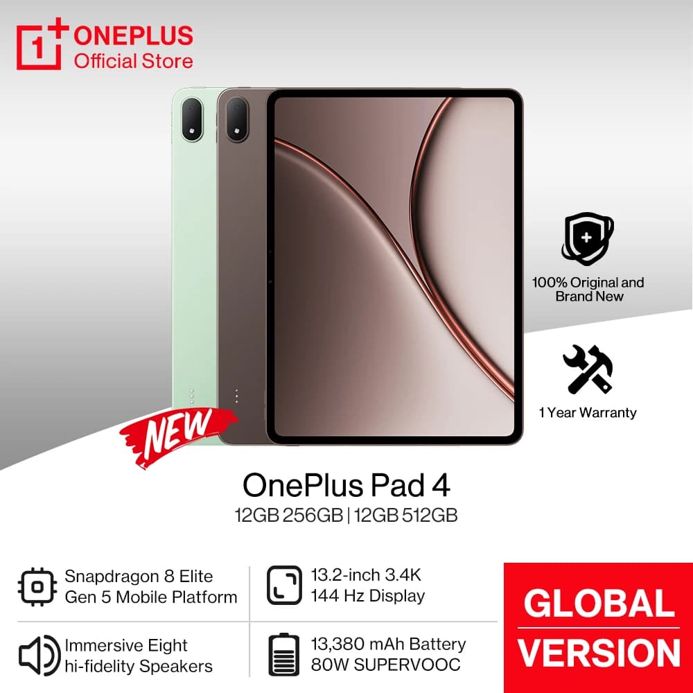 Anteprima Mondiale del Tablet OnePlus Pad 3 Versione Globale, Snapdragon 8 Elite Gen 5, Batteria da 13380mAh, Ricarica SUPERVOOC 80W, Display da 13,2 Pollici