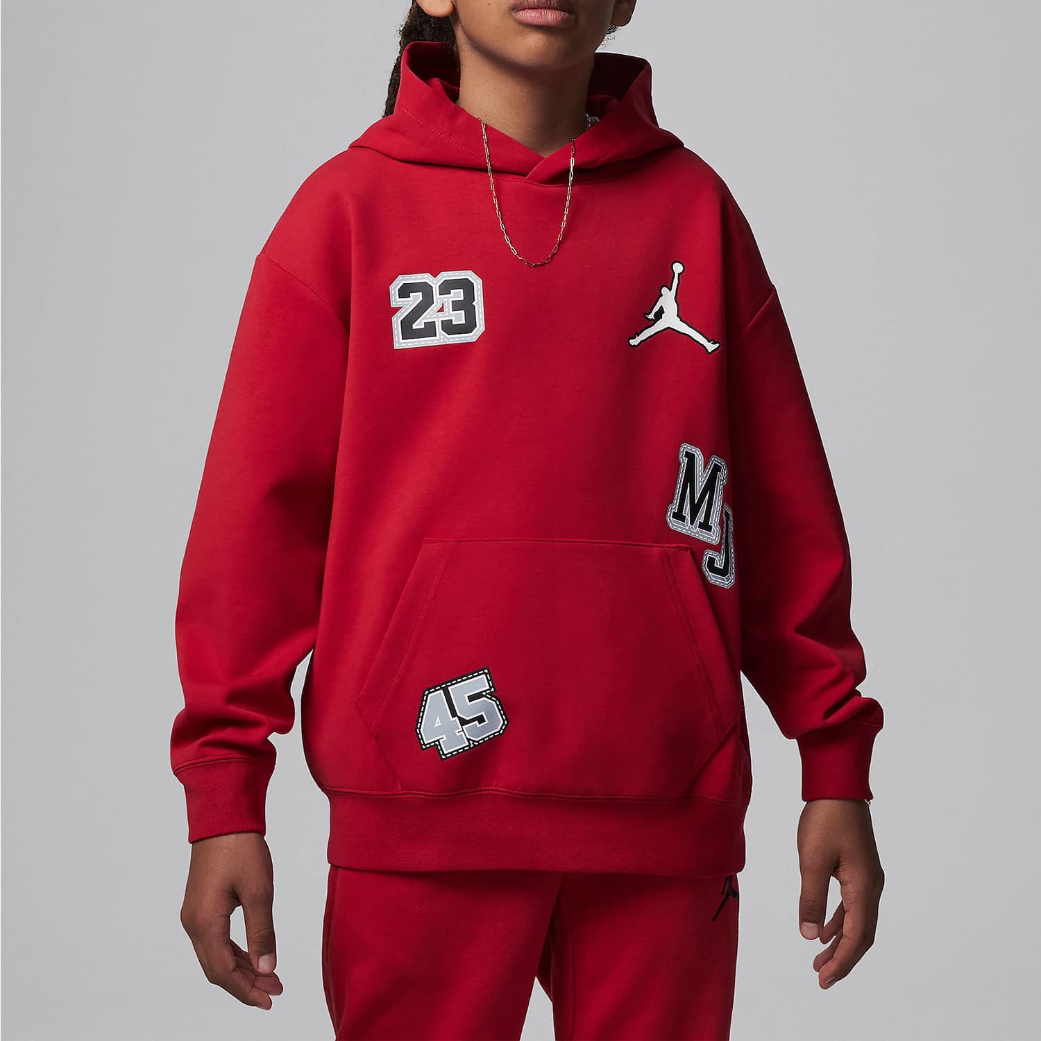 Felpa sportiva con cappuccio in maglia per bambini Nike originale New Children's HF2163-687