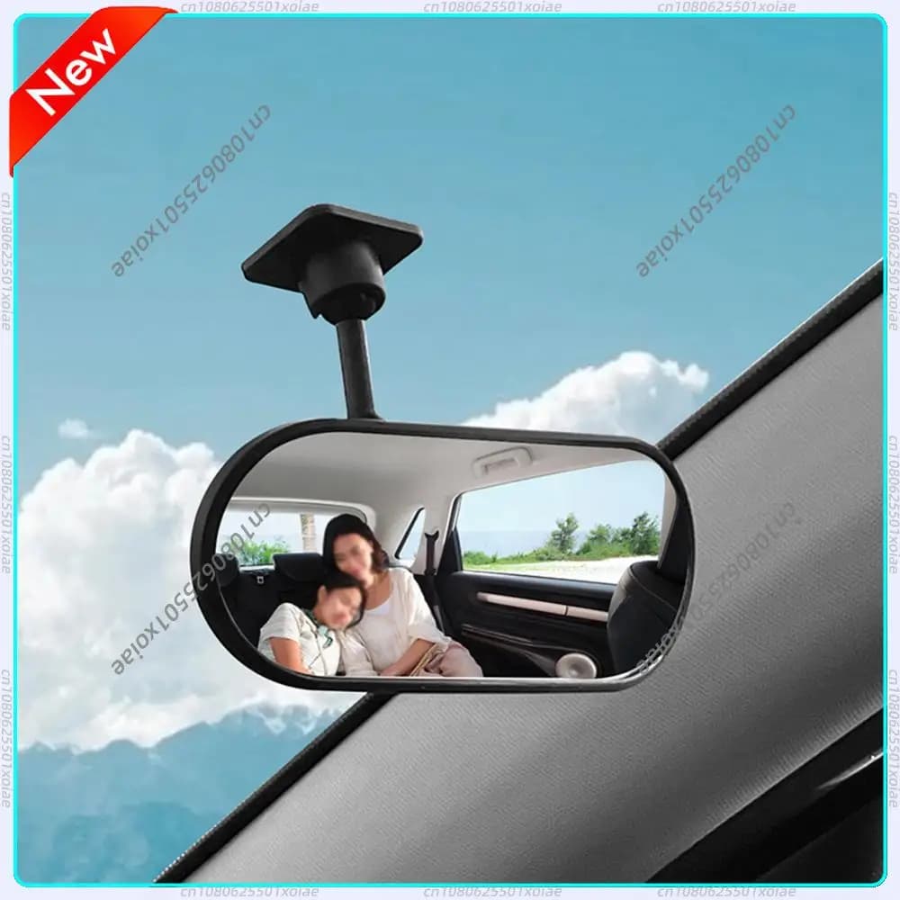 Specchietto Retrovisore per Auto 360° per Bambini ° Specchietto Retrovisore Regolabile per Osservazione Bambini sul Sedile Posteriore, per Parabrezza Auto