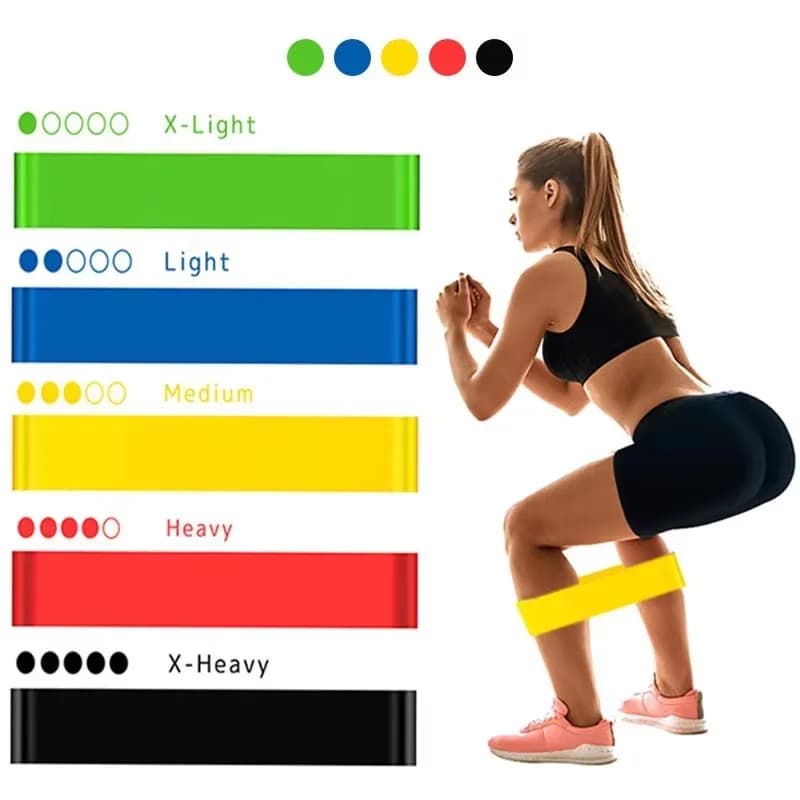 TPE Resistance Band Set, Fitness Elastic Fax, Strength Training, Yoga, Gym Equipment