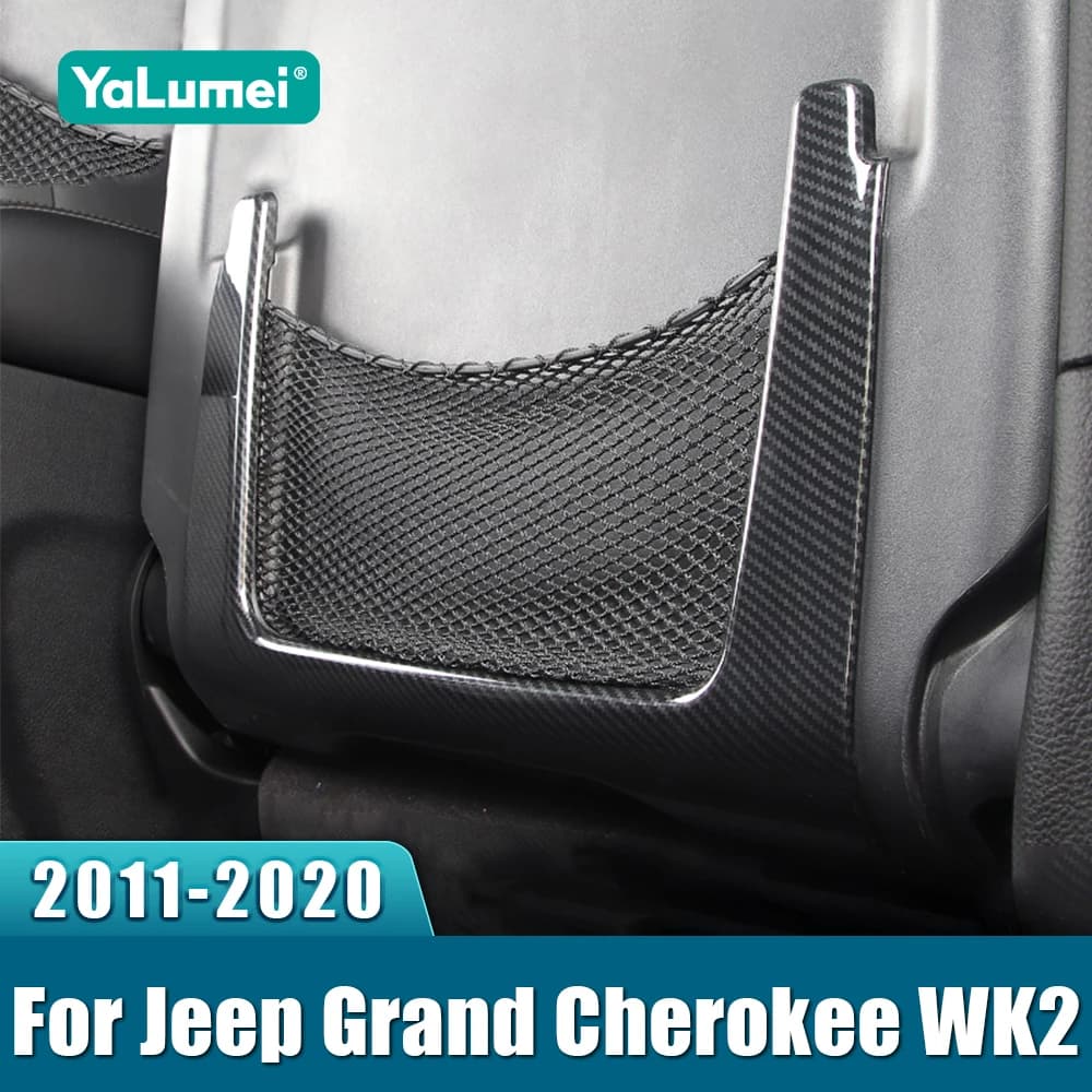 Car Seat Back Anti-Scratch Pad Cover Trim Stickers For Jeep Grand Cherokee WK2 2011 2012 2013 2014 2015 2016 2017 2018 2019 2020