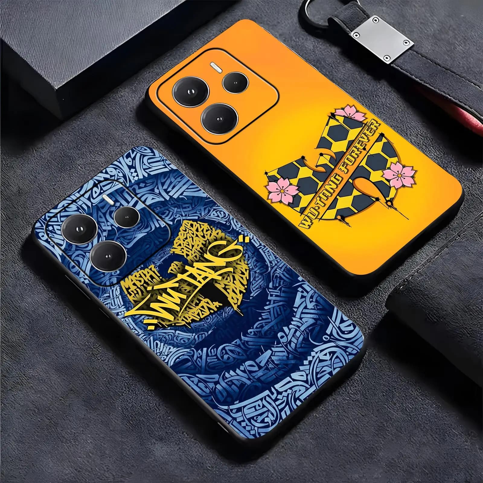 Phone Case For Redmi Note15 14 13 12 11Pro Plus 5G 14C A3 Anti-Drop Soft Black Case W-WU-T-TANG CLANs