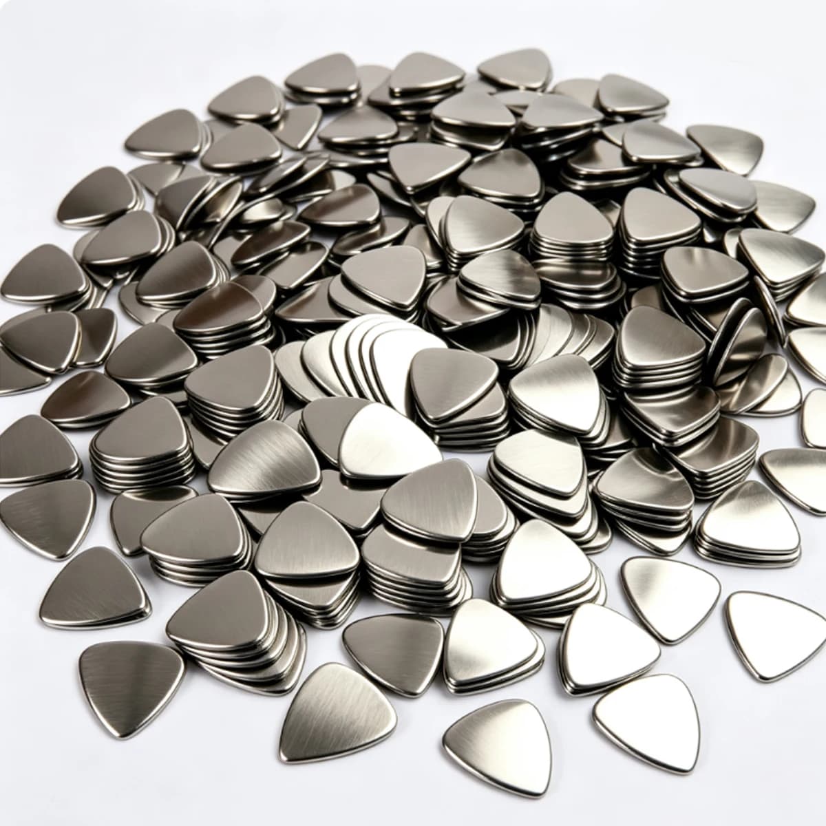 6/12Pcs Stainless Steel Plectrums, 0.3mm Thin Durable Picks for Acoustic Electric Guitar, Bass and Ukulele, Ideal ZSY