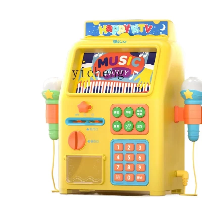 Macchina per karaoke per bambini Tqh con microfono audio integrato