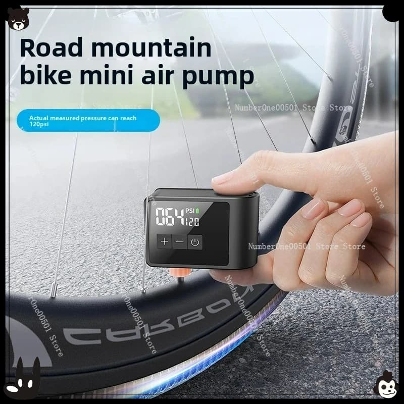 Pompa d'aria ultra mini per bici da strada di montagna che guida elettrica portatile intelligente