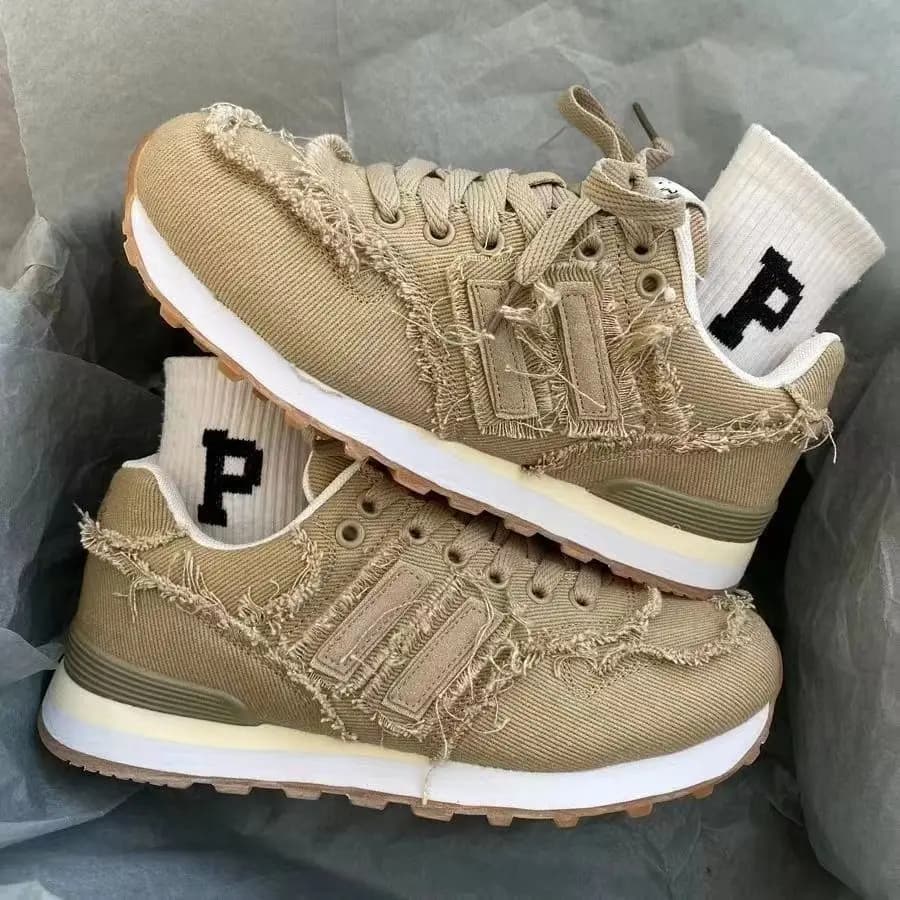 Scarpe in tela da donna Chic Original, design alla moda con nappe e lacci, sneakers con plateau, unisex, estive, traspiranti, da uomo.