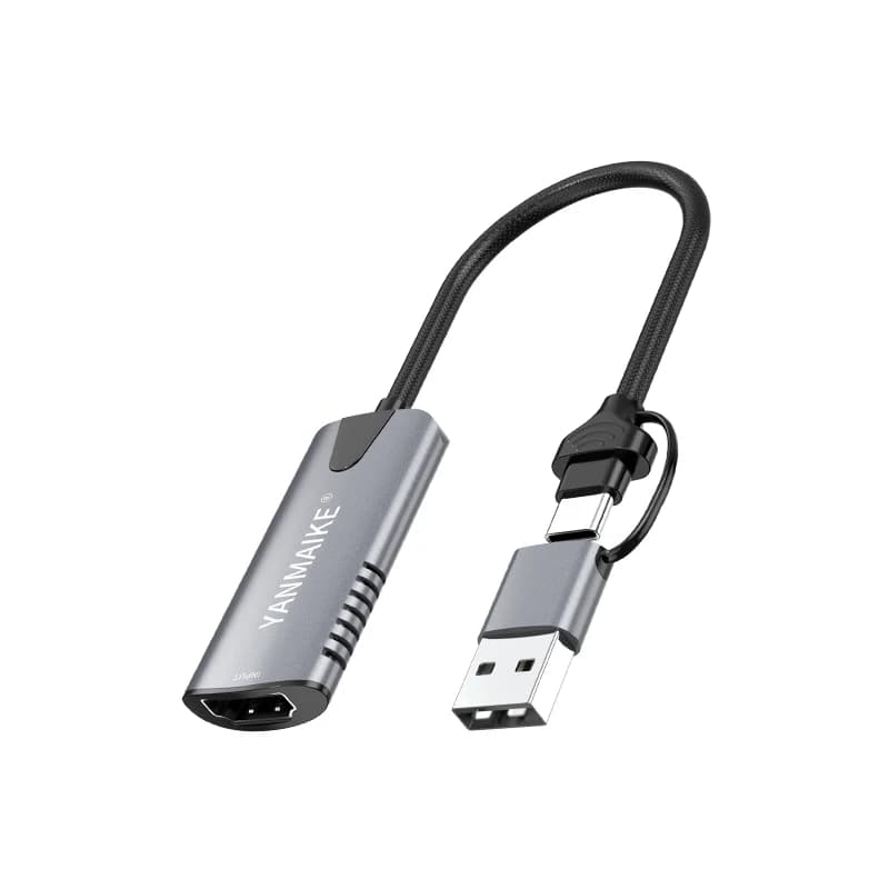 Adattatore HDMI Conventer Scheda di acquisizione video USB 2.0 Display HD 4K Telecamera di sorveglianza Registra audio live Tipo C Video Grabber