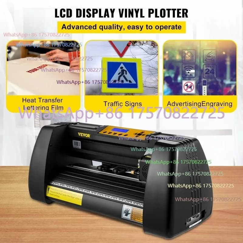 Plotter da Taglio Vinile 53/34/28/14 Pollici, Macchina Plotter da Taglio per Grafiche, Insegne Aziendali, Adesivi, Realizzazione Insegne, Compatibile con Signmaster