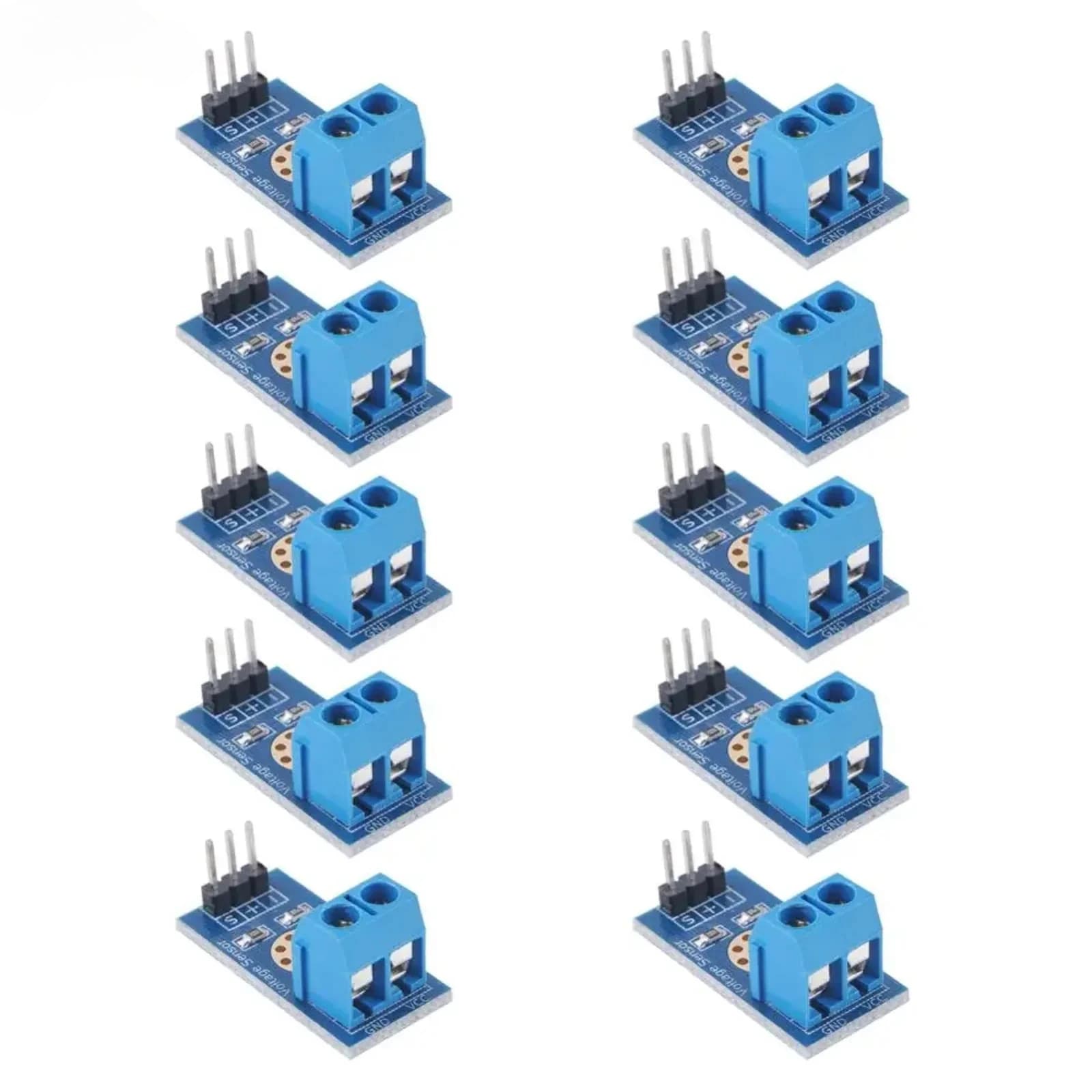 1/2/5/10PCS DIYmall 10pcs Modulo sensore di rilevamento tensione DC 0-25V Mattoni elettronici per Arduino