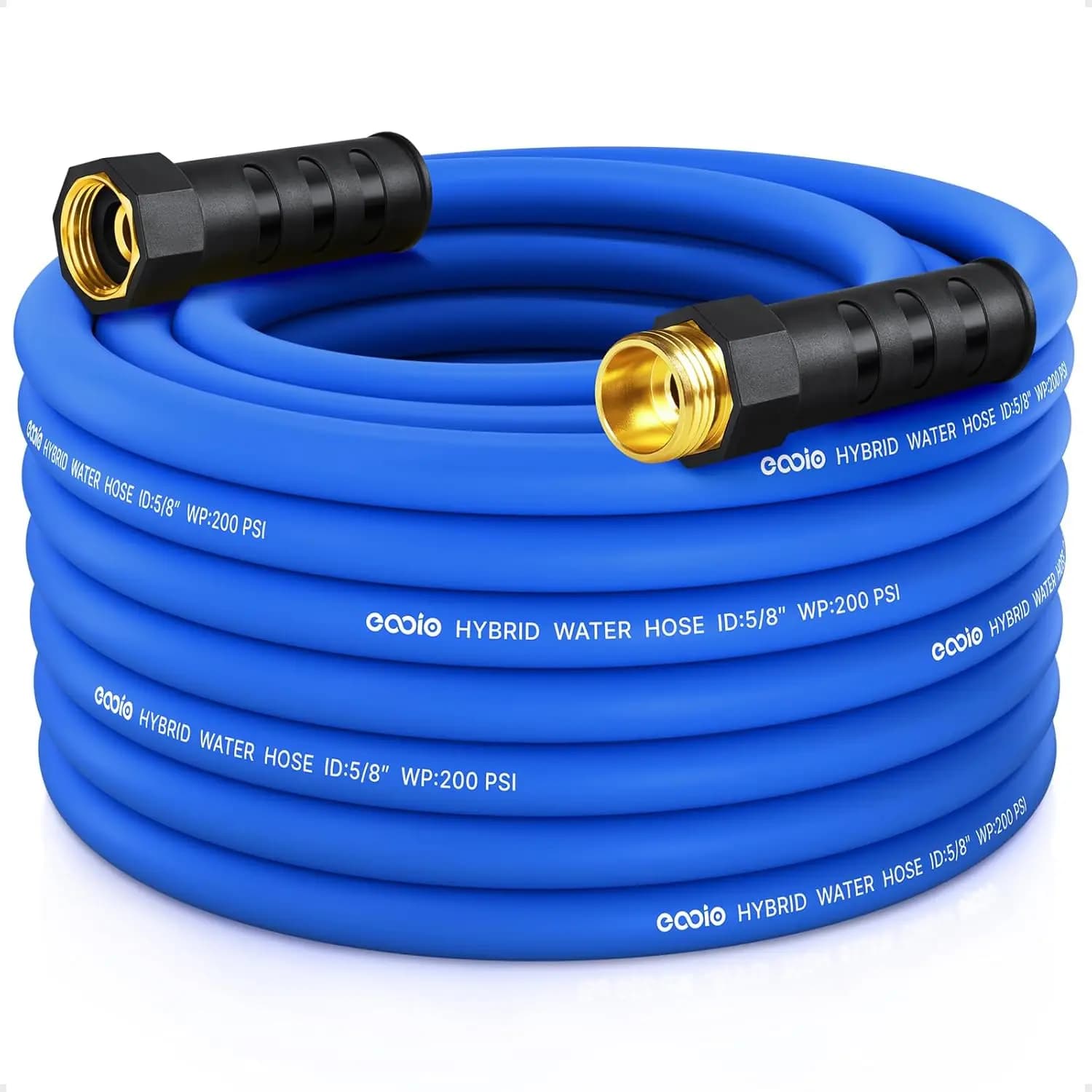 Tubo da Giardino Rinforzato 15 m, Tubo Flessibile Non Espandibile, Tubo Ibrido Leggero Anti-Aggrovigliamento, Tubo Anti-Perdita