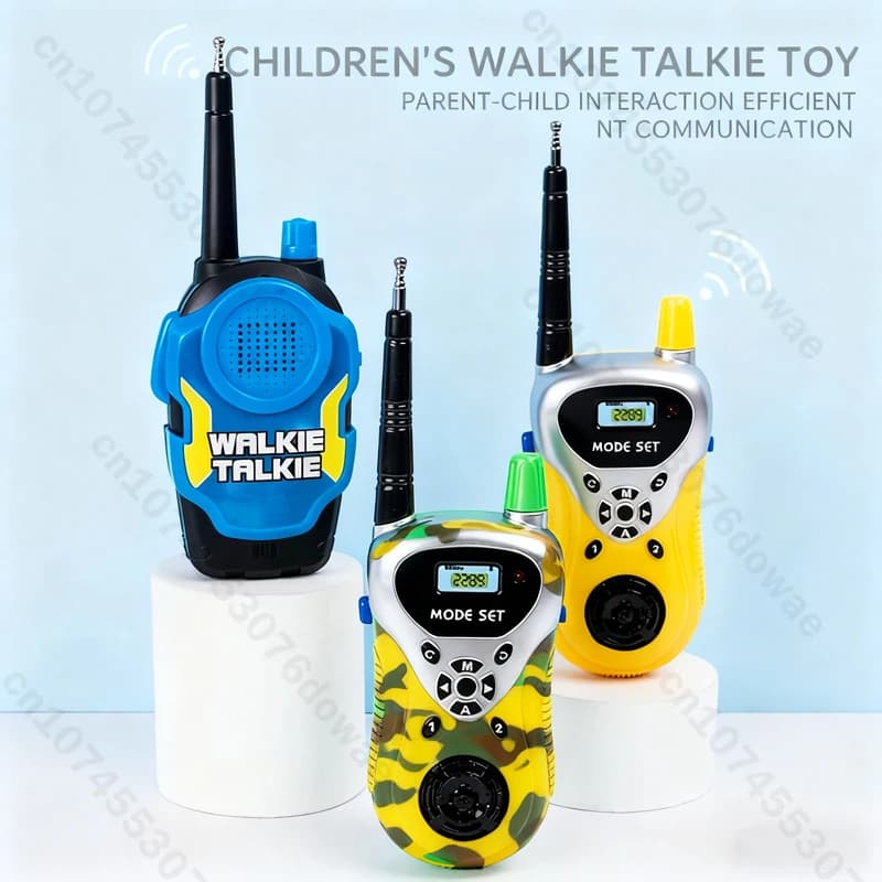 Coppia Bambini Walkie Talkie Portata 50M Uhf Radio Cordino Interphone Telefono cellulare per bambini Giocattoli genitore-figlio per bambini Regalo di Natale