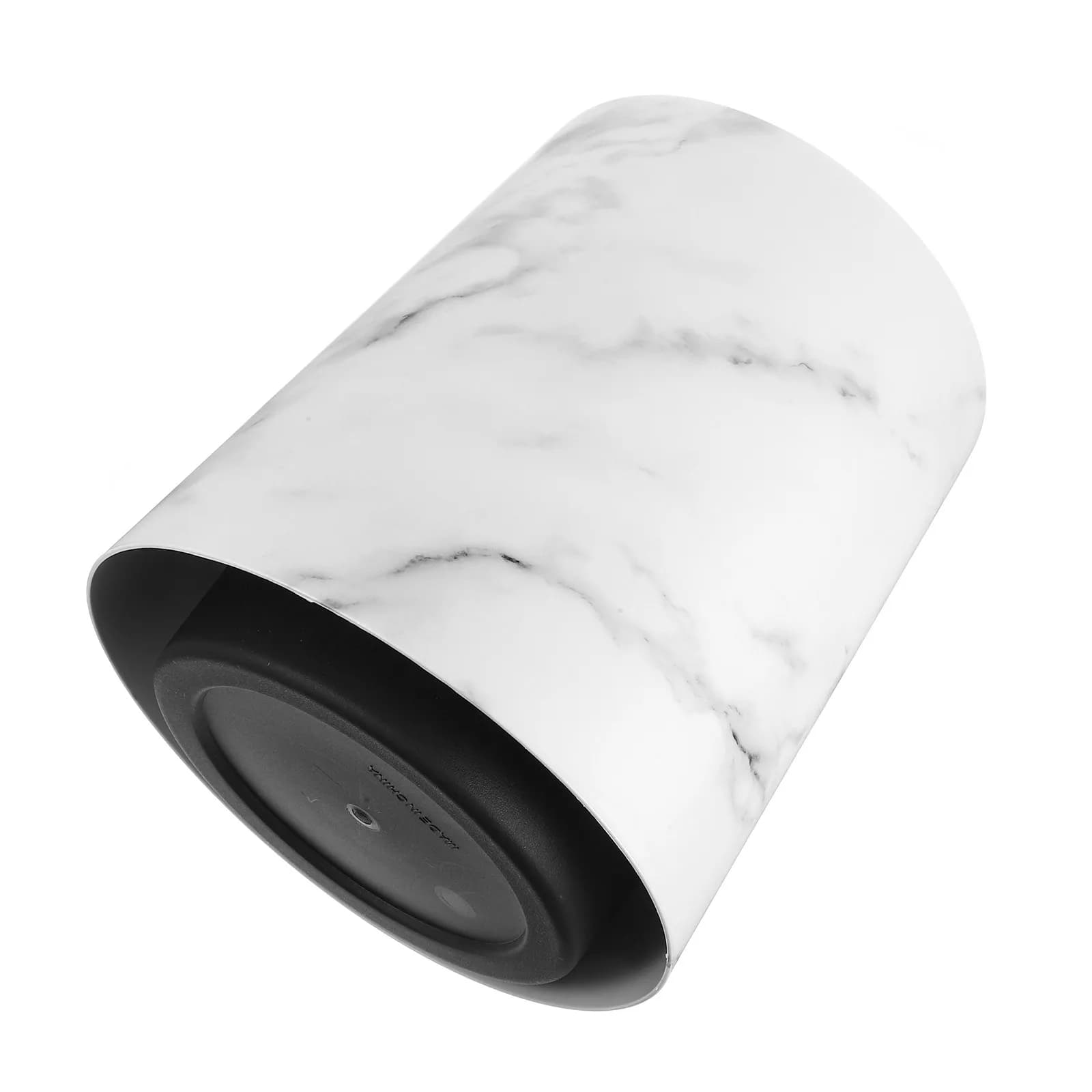 Cestino per Rifiuti con Texture Marmorizzata, Design con Ampia Apertura, Facile da Pulire, Contenitore Decorativo per Casa, Ufficio, Dormitorio, Studio