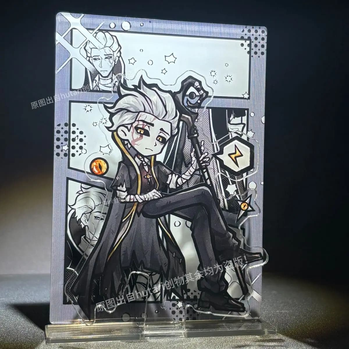 15 cm Anime Game Identity VAlva Lorenz Acrilico Stand Figura Display Modello Piatto Gioco Desktop Decor Regalo di compleanno