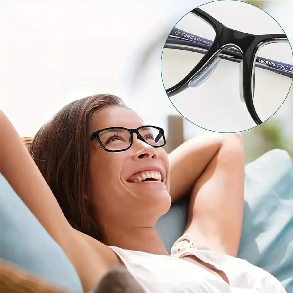 2/5 Pairs Anti-Slip Eyewear Nose Pads - Stick On Adhesive Silicone Nose Grips for Glasses Sunglasses Accessories