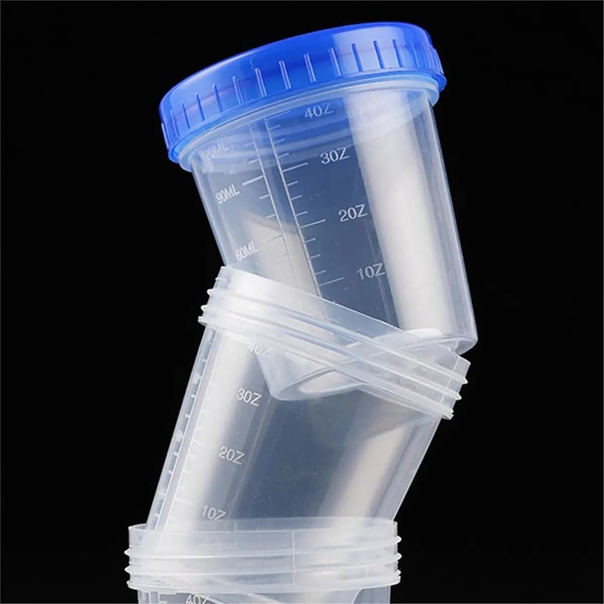 A1562K Versatile 120ml Snack Containers with Tight Seal Lids,20-Pack Small Jars for Condiments, Sauces,Treats Meal Prep Storage