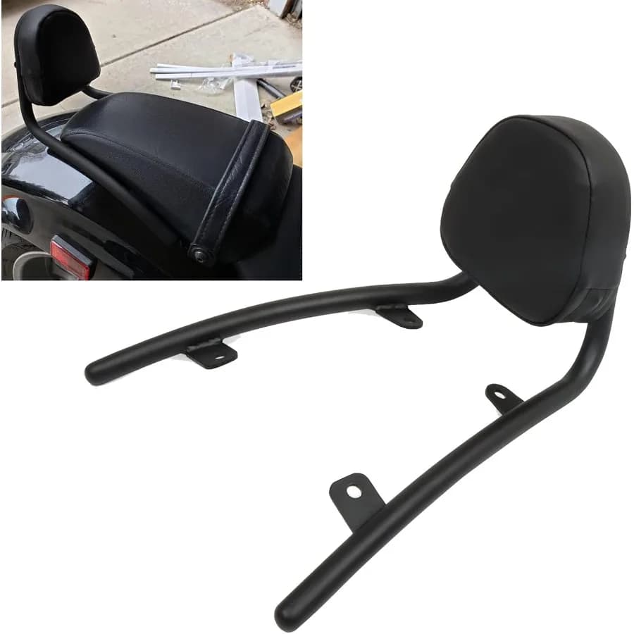 Schienale staccabile Sissy Bar con portapacchi per Honda Fury VT1300CX 20102019 Compatibile con VT1300CXB Migliora il passeggero C