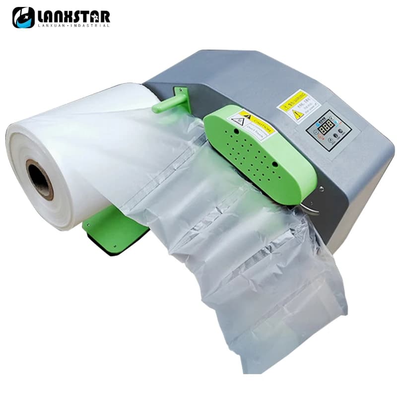 110V/220V Air Cushion Machine Inflator Air Column Bag Automatic Filling Air Pillow Bag Bubble Bag Machine Bubble Film