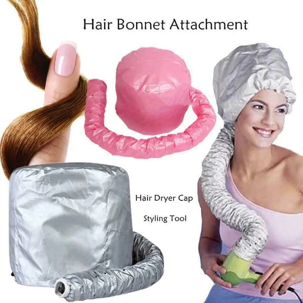 Cappello Asciugacapelli Portatile, Diffusore a Vapore per Asciugatura Rapida e Trattamenti con Olio, Strumento per Parrucchieri