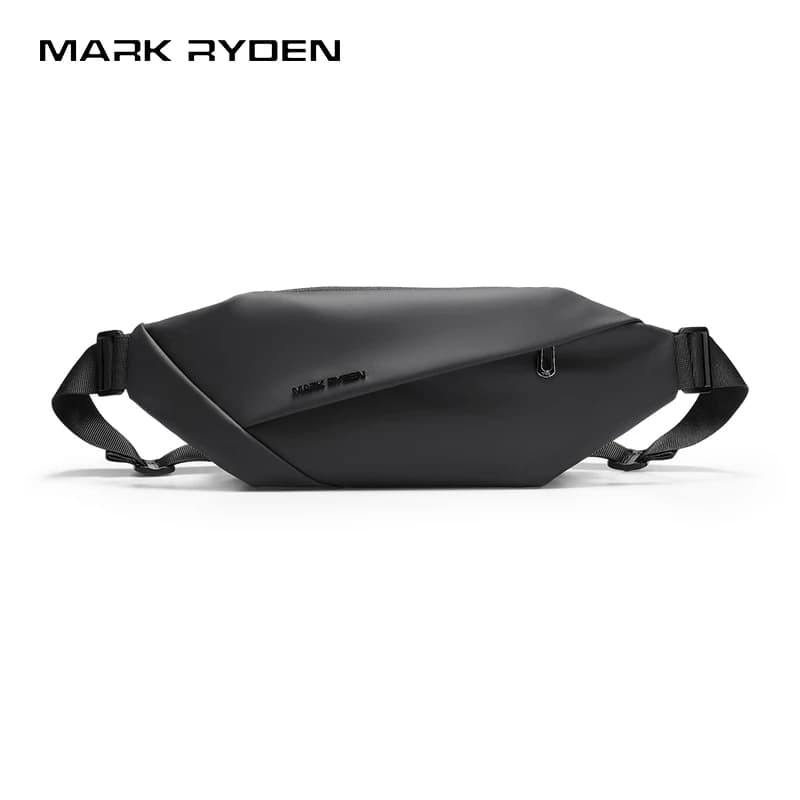 MARK RYDEN Men Crossbody Sling Chest Bag Waterproof Oxford Waist Pack Multi-pocket Anti-theft Casual Daypack for Cycling Commute