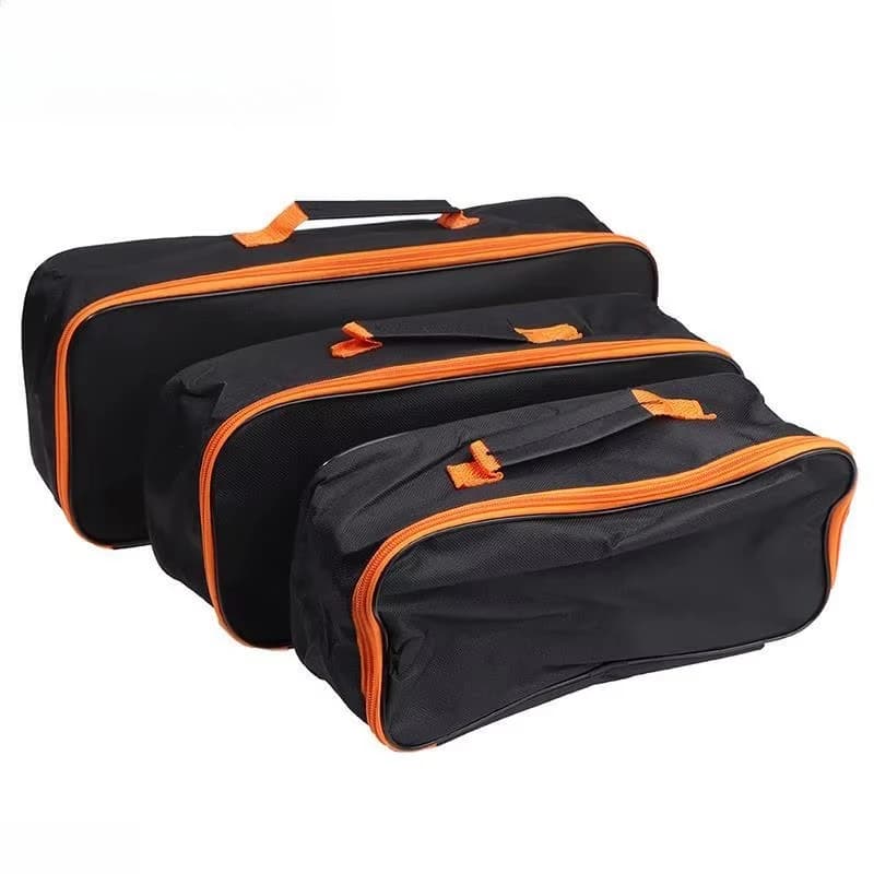 Borsa Porta Attrezzi per Aspirapolvere Nera Resistente all'Usura con Chiusura a Cerniera Pratica Custodia con Manico Durevole e Portatile