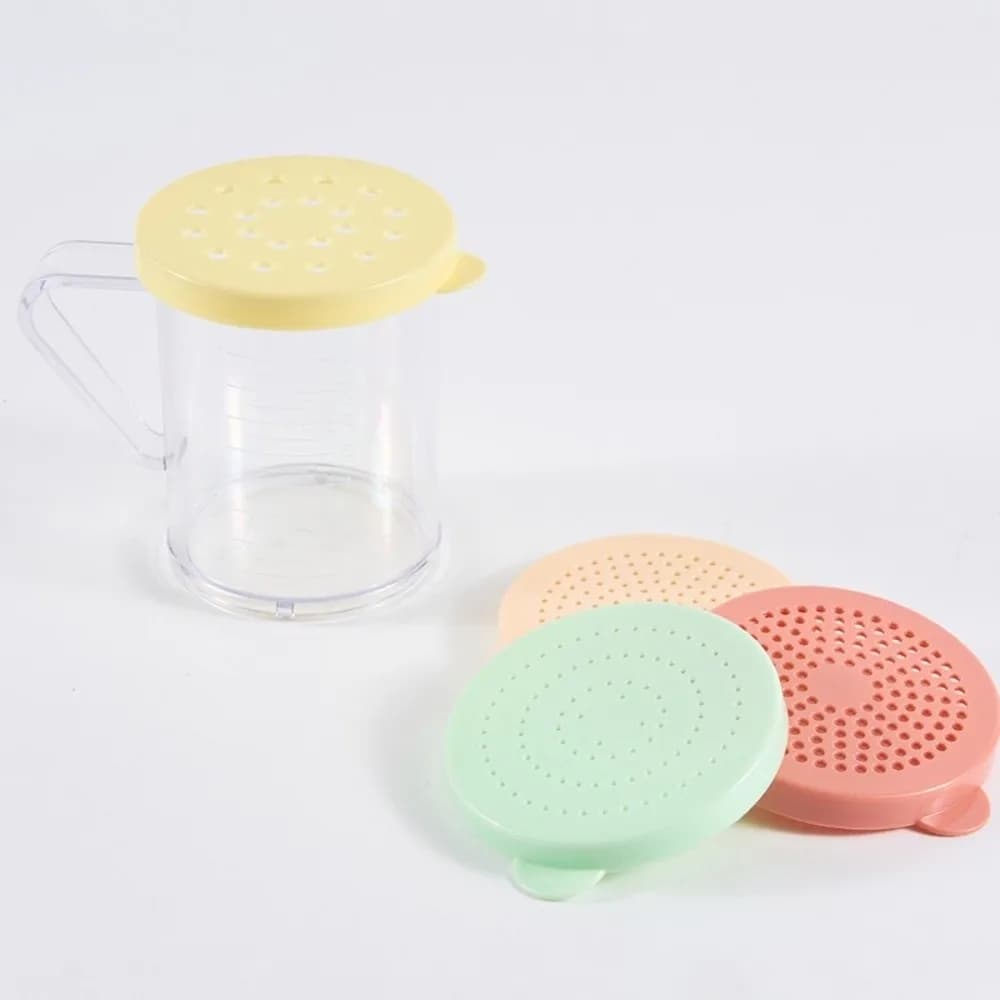 Reusable Spice Jar Set Airtight Seal Graduated Seasoning Container with Lids Condiment Storage Box Salt Pepper Sugar