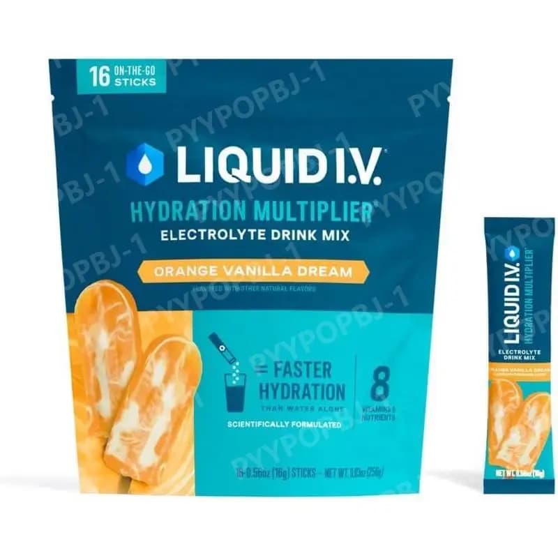 Hydration Multiplier Orange Vanilla Dream Electrolytic Powder for Drinks 1 Pack